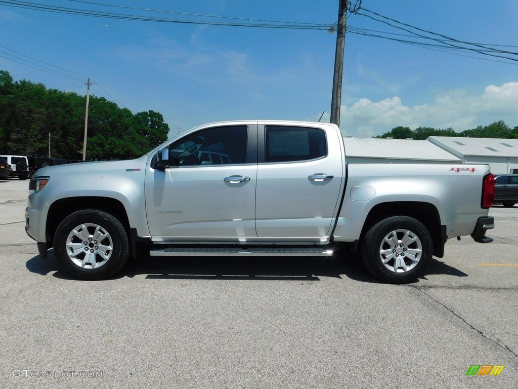 Silver Ice Metallic 2016 Chevrolet Colorado LT Crew Cab 4x4 Exterior Photo #144406740