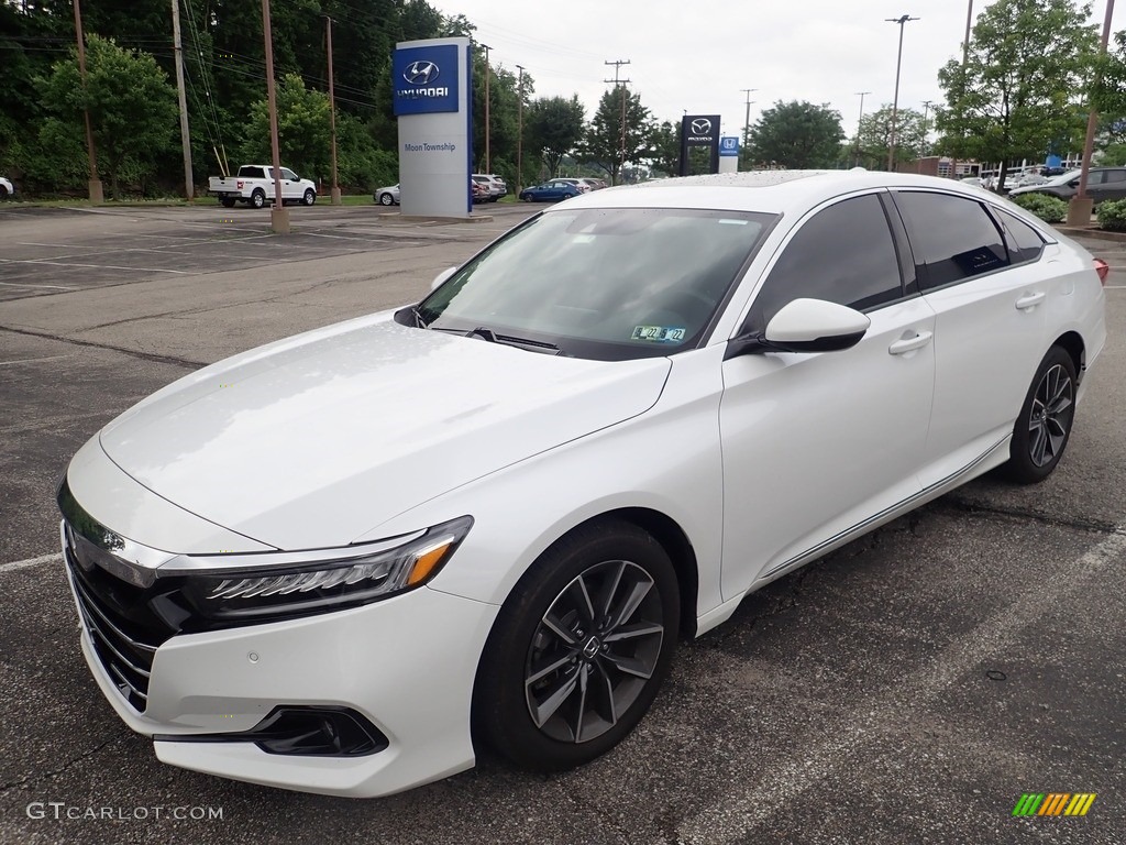 2021 Accord EX-L - Platinum White Pearl / Black photo #1