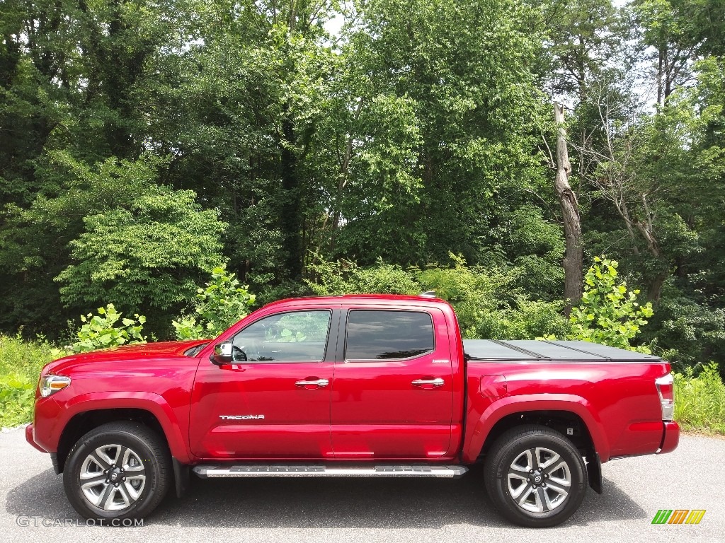 2019 Tacoma Limited Double Cab 4x4 - Barcelona Red Metallic / Black photo #1
