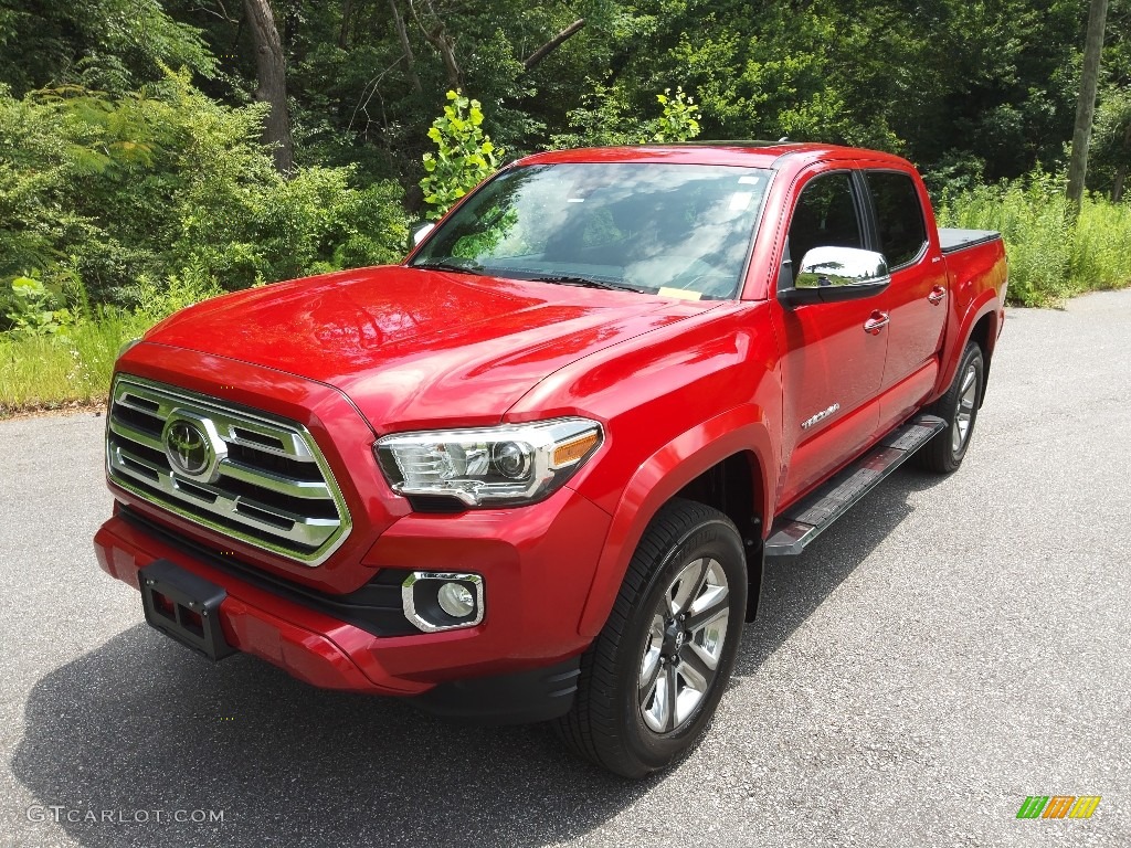 2019 Tacoma Limited Double Cab 4x4 - Barcelona Red Metallic / Black photo #3
