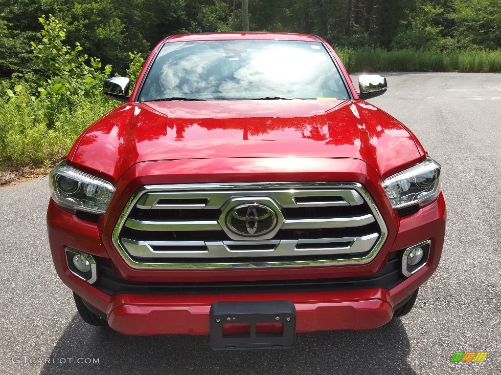 2019 Tacoma Limited Double Cab 4x4 - Barcelona Red Metallic / Black photo #4