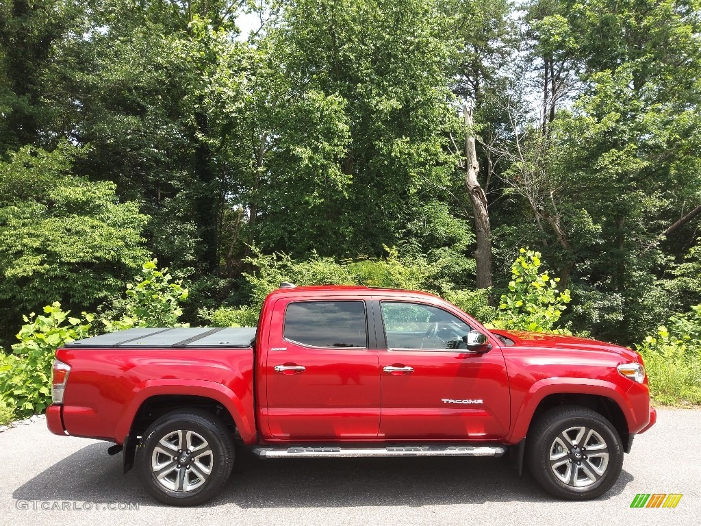 2019 Tacoma Limited Double Cab 4x4 - Barcelona Red Metallic / Black photo #6