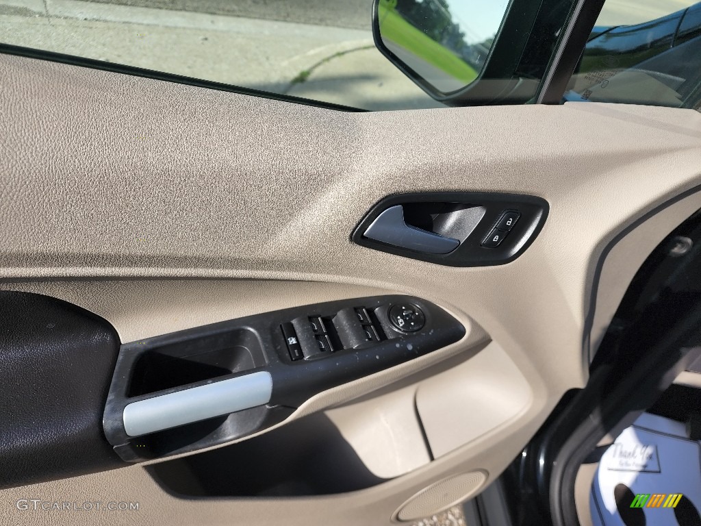 2014 Ford Transit Connect Titanium Wagon Medium Stone Door Panel Photo #144409233