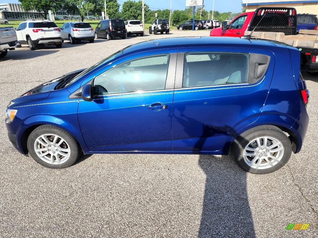 2012 Sonic LT Hatch - Blue Topaz Metallic / Dark Pewter/Dark Titanium photo #4