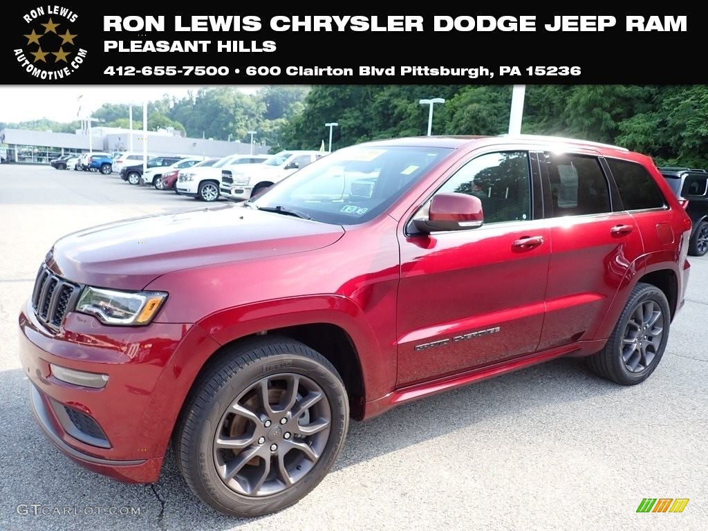 2020 Grand Cherokee High Altitude 4x4 - Velvet Red Pearl / Black photo #1