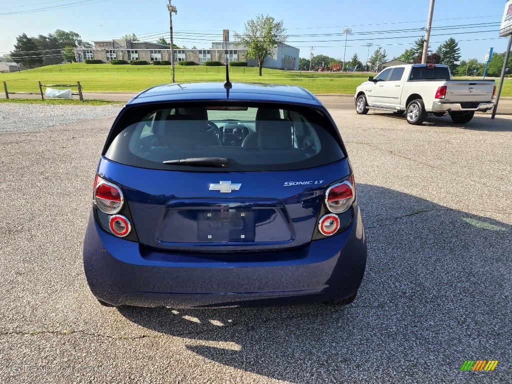 2012 Sonic LT Hatch - Blue Topaz Metallic / Dark Pewter/Dark Titanium photo #6