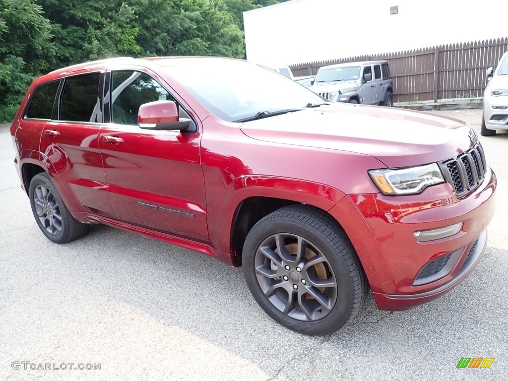 2020 Grand Cherokee High Altitude 4x4 - Velvet Red Pearl / Black photo #8