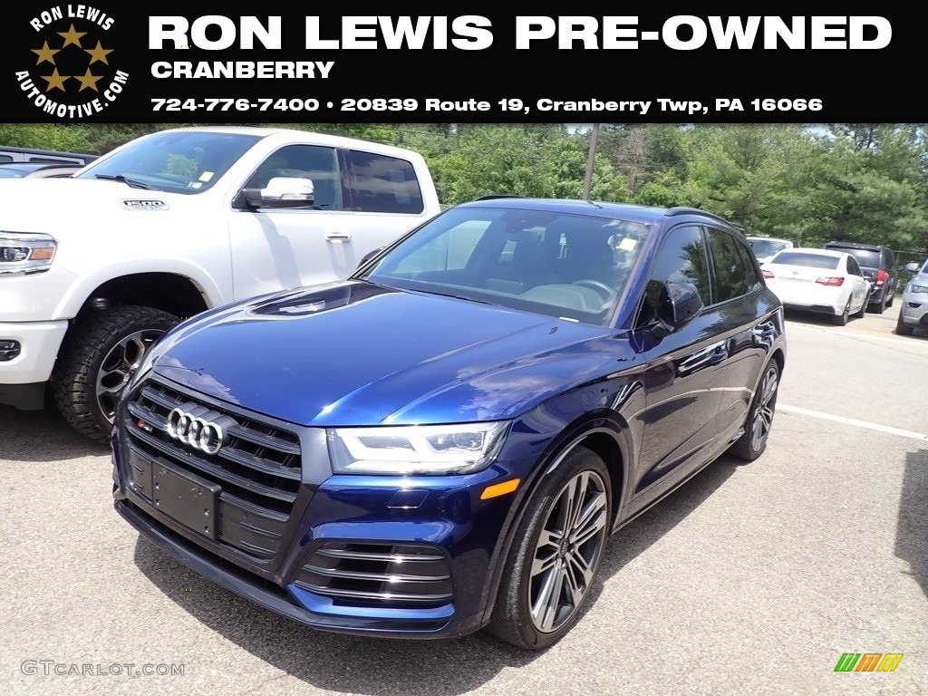 2020 SQ5 Premium Plus quattro - Navarra Blue Metallic / Black photo #1