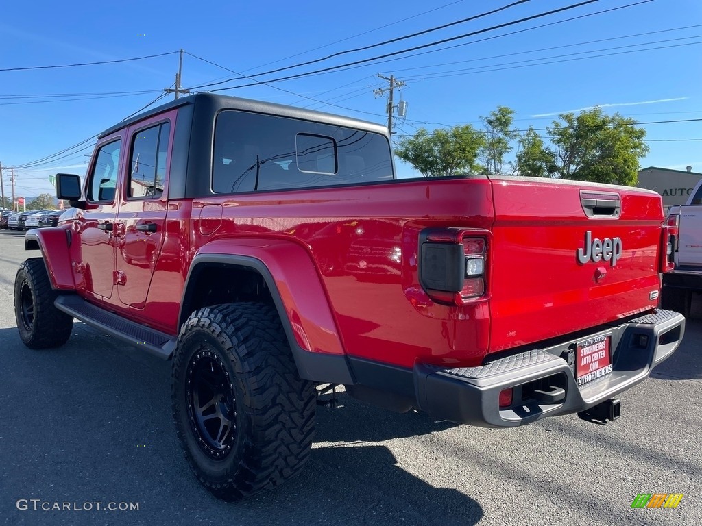2020 Gladiator Overland 4x4 - Firecracker Red / Black photo #5