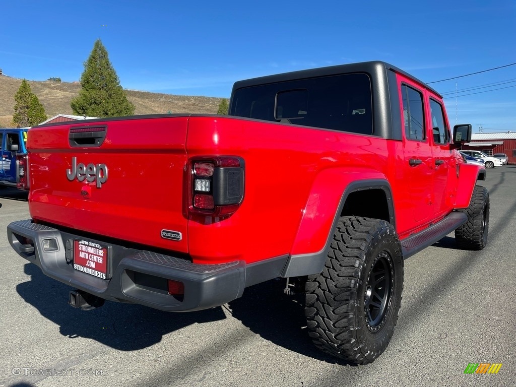2020 Gladiator Overland 4x4 - Firecracker Red / Black photo #7