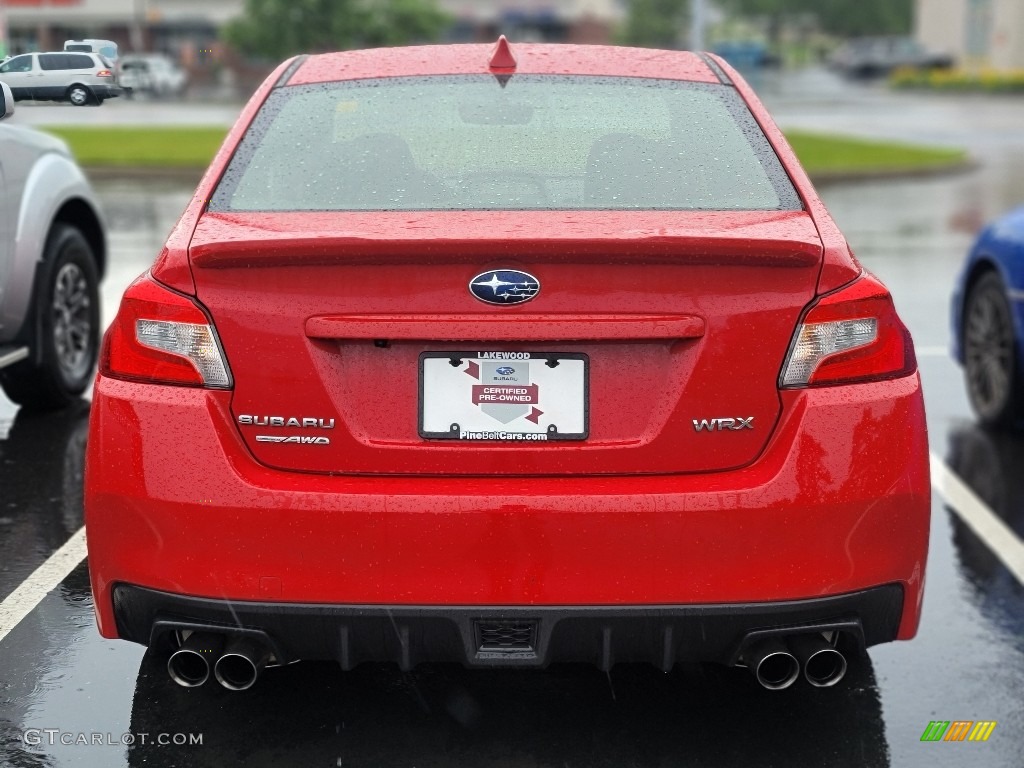 2021 WRX Premium - Pure Red / Carbon Black photo #5
