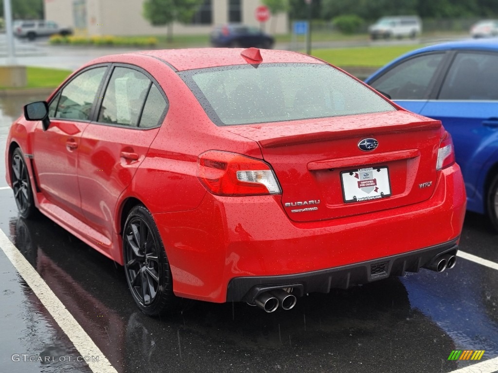 2021 WRX Premium - Pure Red / Carbon Black photo #6