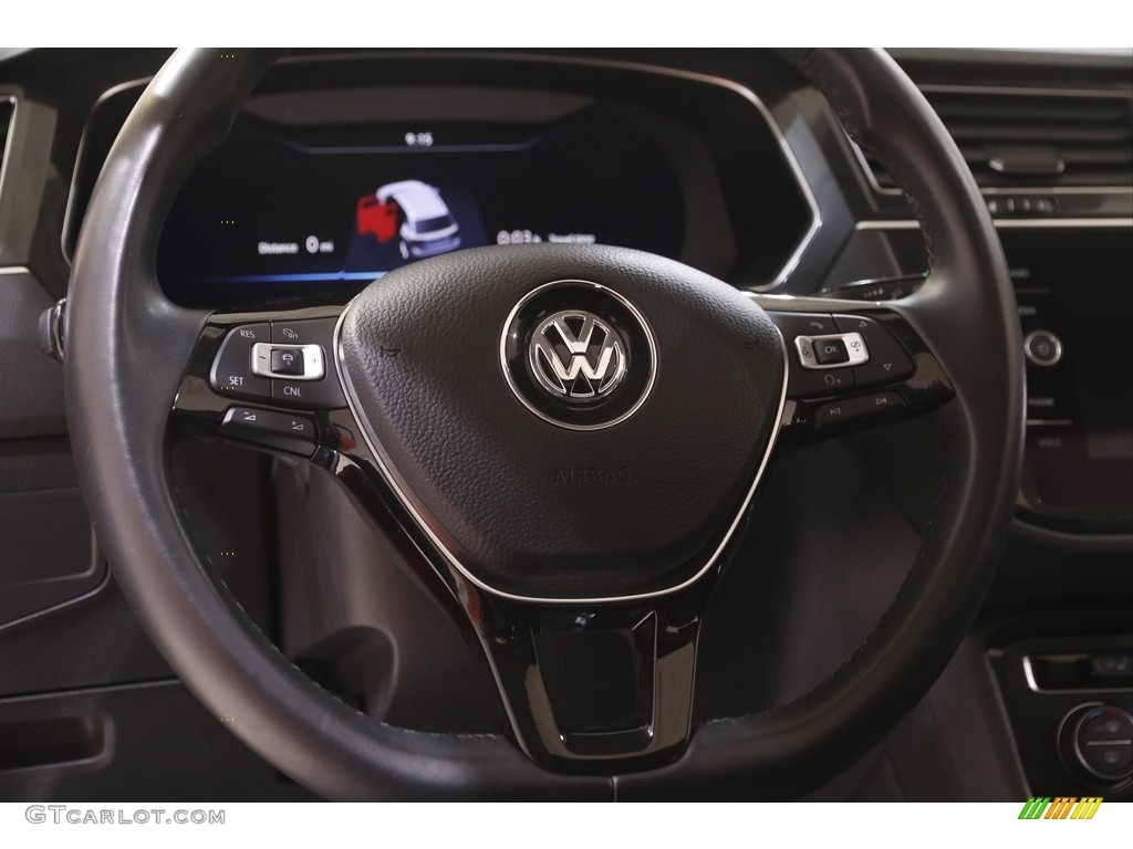 2018 Volkswagen Tiguan SEL Premium 4MOTION Titan Black Steering Wheel Photo #144411667