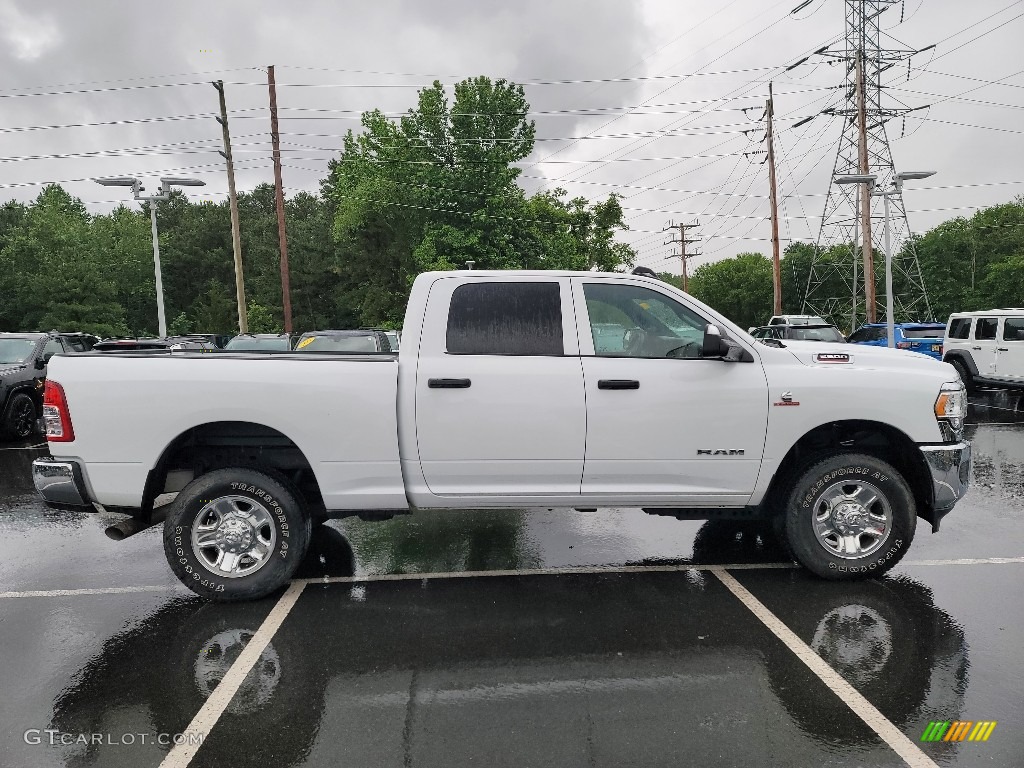 Bright White 2021 Ram 2500 Tradesman Crew Cab 4x4 Exterior Photo #144411736
