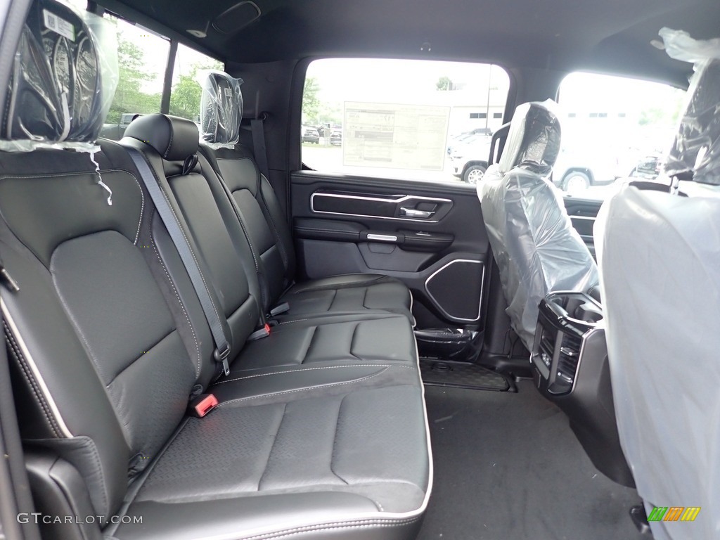 Black Interior 2022 Ram 1500 Laramie Crew Cab 4x4 Photo #144411856