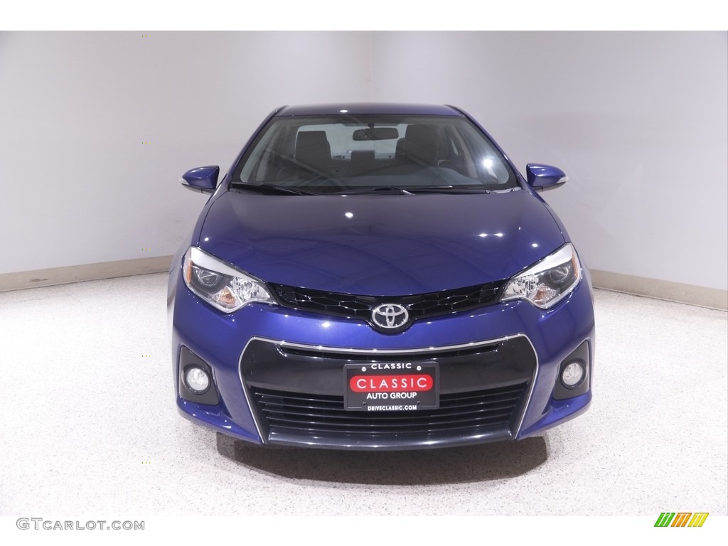 2016 Corolla S Plus - Blue Crush Metallic / Steel Blue photo #2