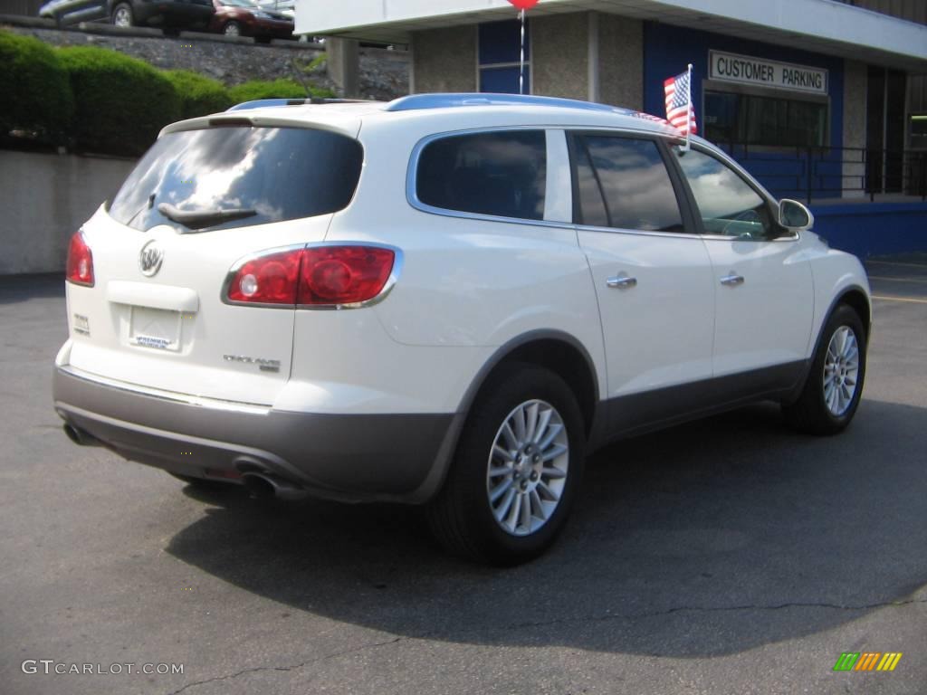 2009 Enclave CXL AWD - White Opal / Ebony Black/Ebony photo #6