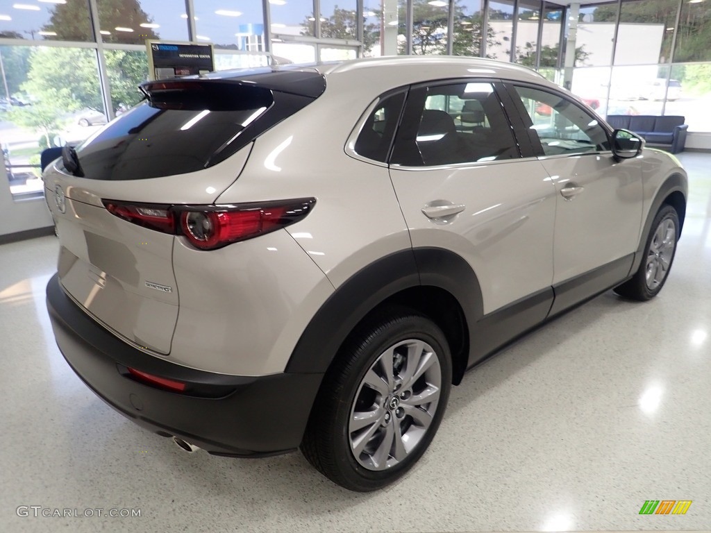 2022 CX-30 S Premium AWD - Platinum Quartz Metallic / White photo #2