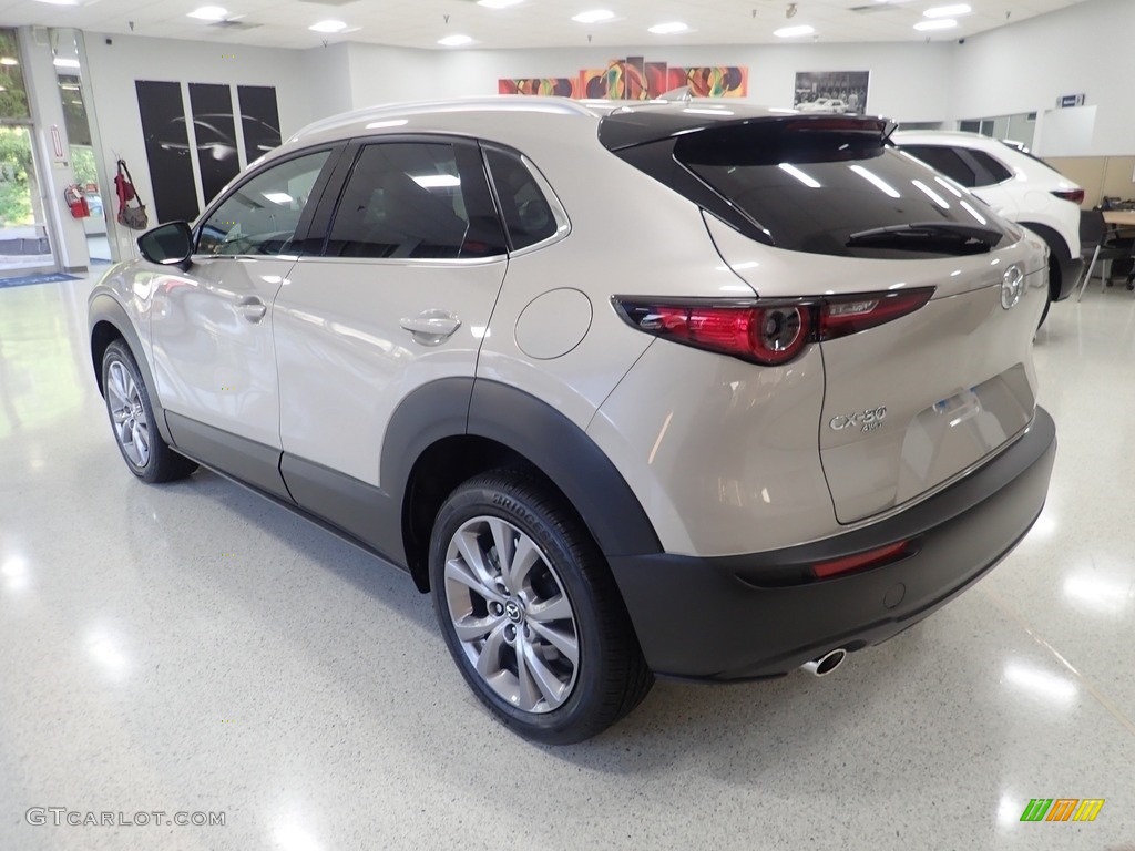 2022 CX-30 S Premium AWD - Platinum Quartz Metallic / White photo #5