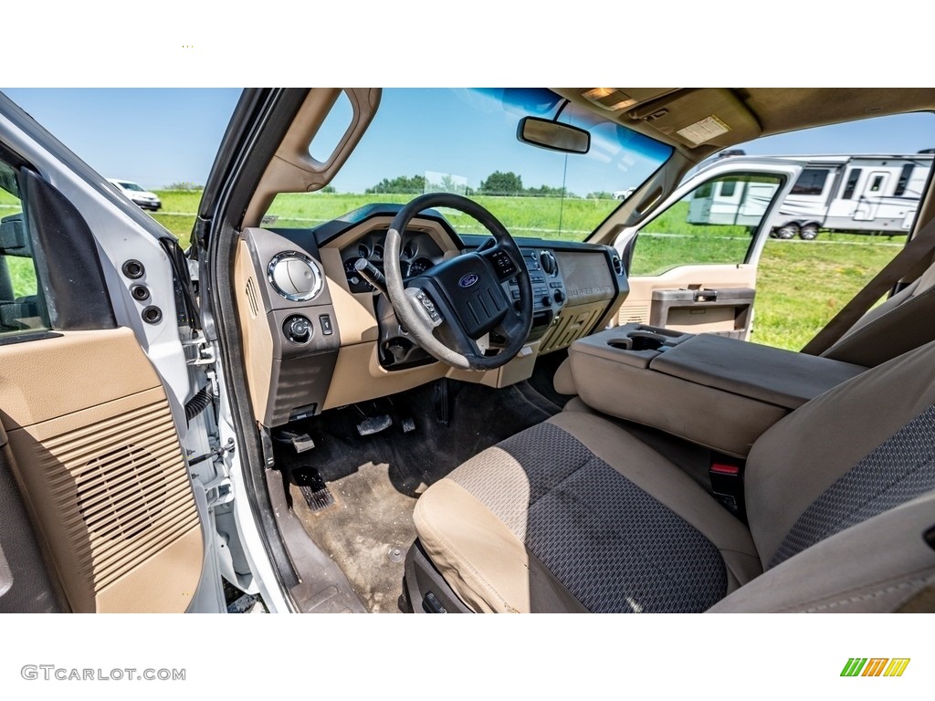 Adobe Interior 2014 Ford F350 Super Duty XL Crew Cab 4x4 Dually Photo #144413596