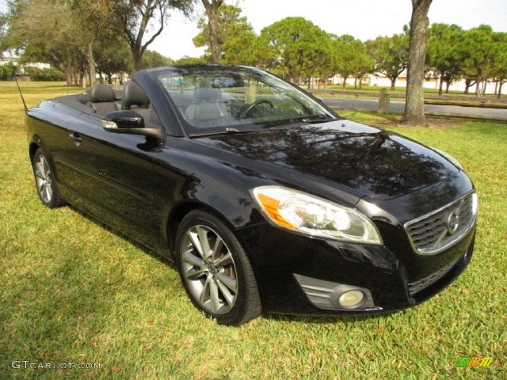 2011 C70 T5 - Black / Soverign Hide Off Black Leather/Off Black photo #9