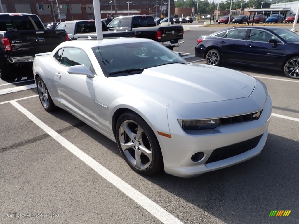 2014 Camaro LT Coupe - Silver Ice Metallic / Black photo #3