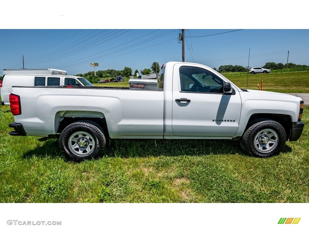 Summit White 2014 Chevrolet Silverado 1500 WT Regular Cab Exterior Photo #144416122