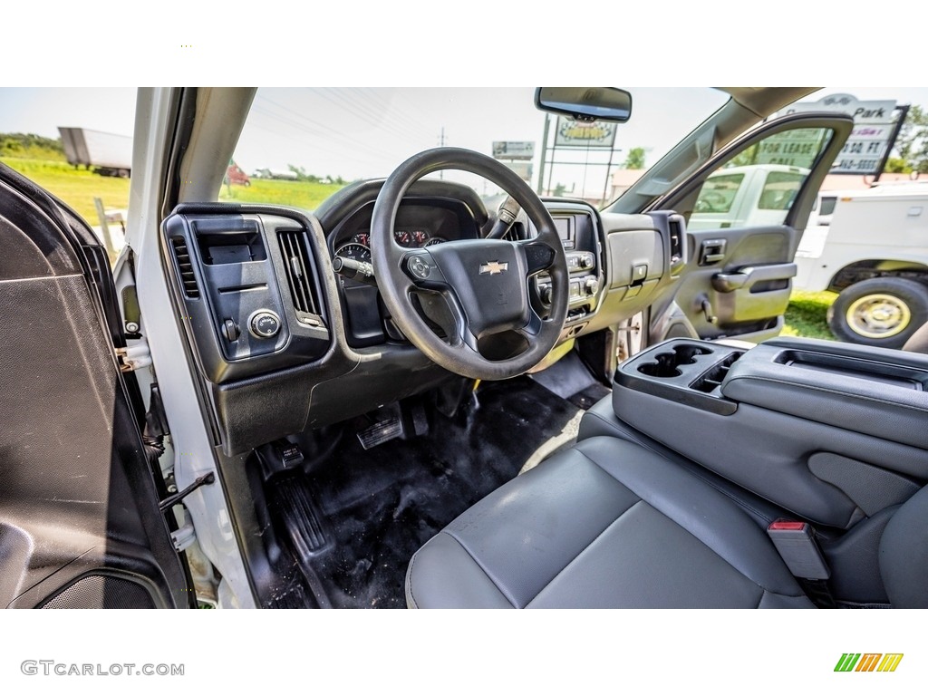 Jet Black/Dark Ash Interior 2014 Chevrolet Silverado 1500 WT Regular Cab Photo #144416335