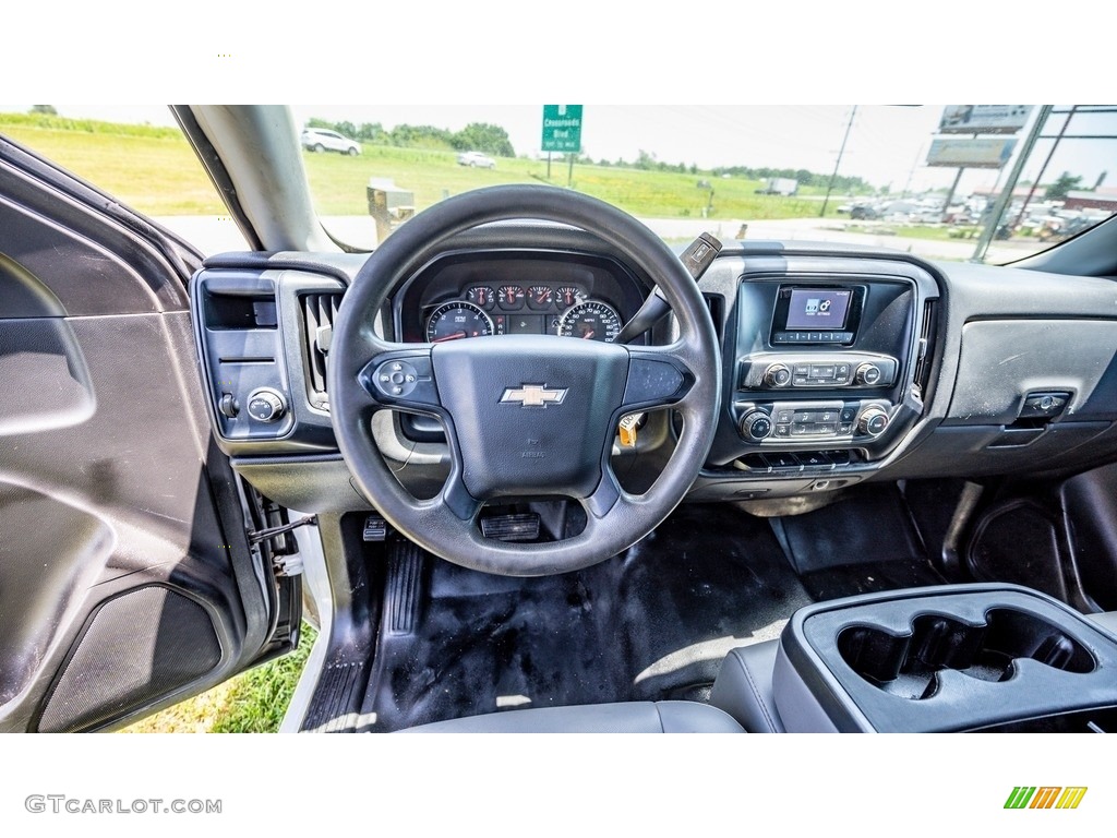 2014 Chevrolet Silverado 1500 WT Regular Cab Jet Black/Dark Ash Dashboard Photo #144416413