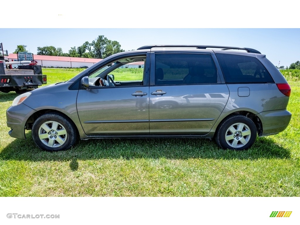 2004 Sienna XLE - Phantom Gray Pearl / Stone Gray photo #7