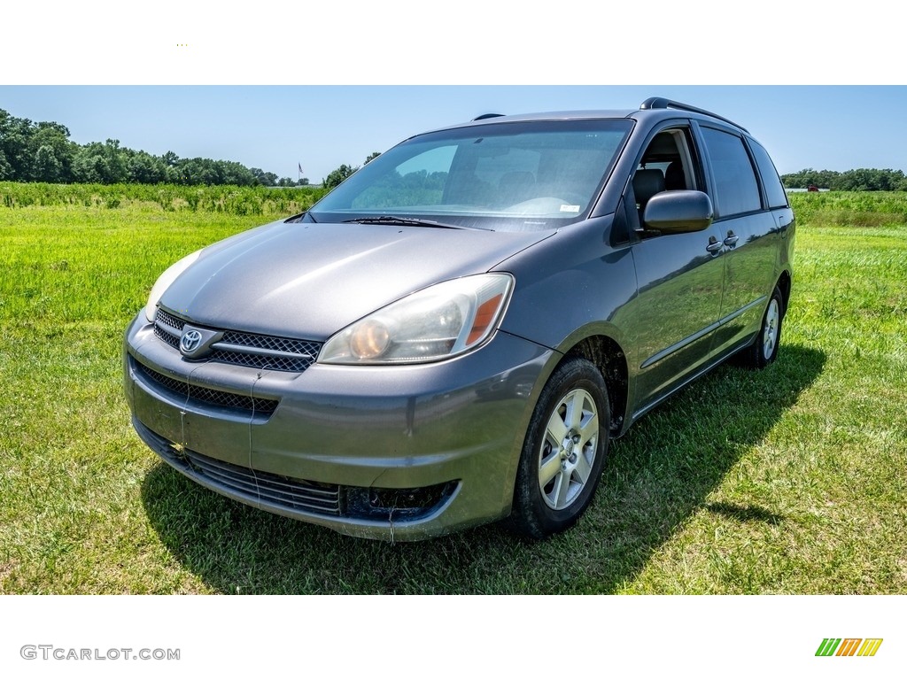 2004 Sienna XLE - Phantom Gray Pearl / Stone Gray photo #8