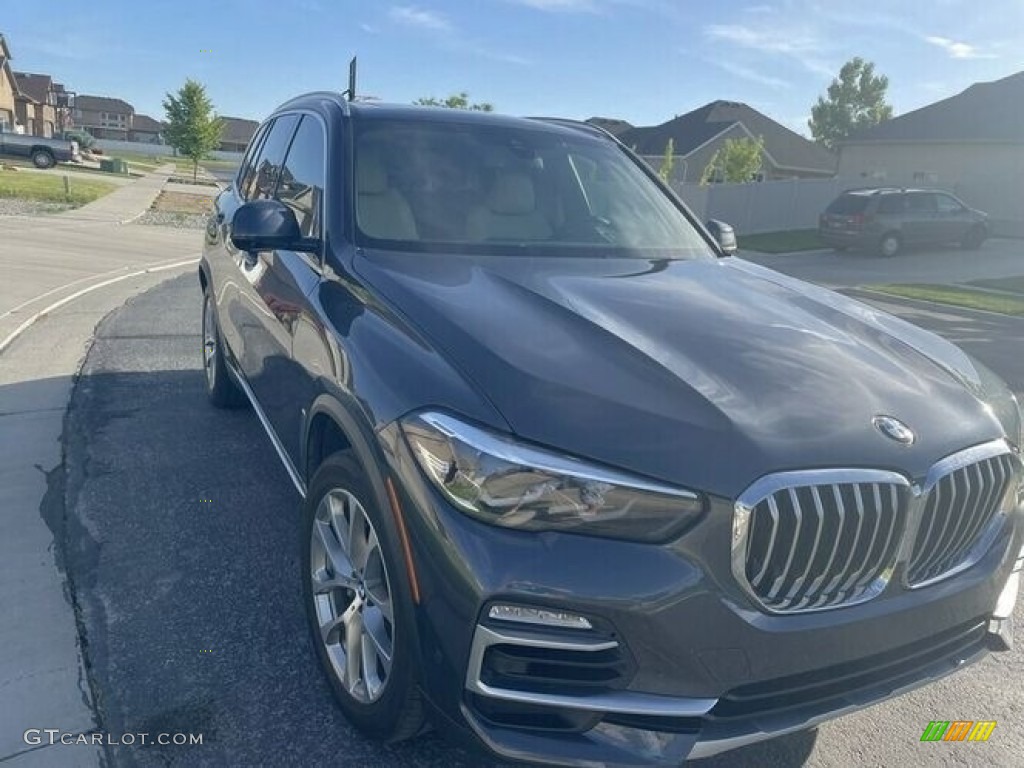 2020 X5 xDrive40i - Dark Graphite Metallic / Canberra Beige/Black photo #4