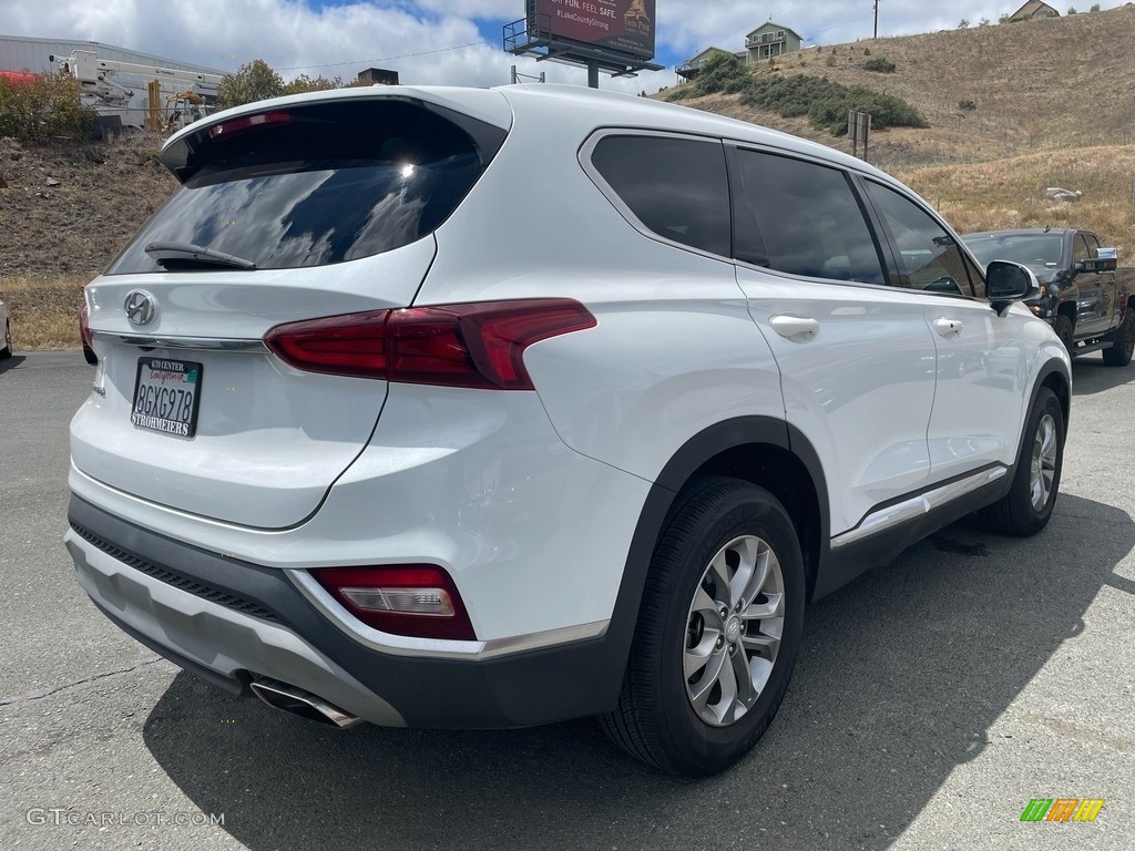 2019 Santa Fe SEL - Quartz White / Black photo #7