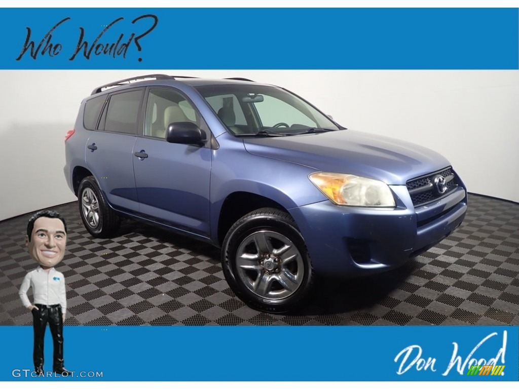 2009 RAV4 4WD - Pacific Blue Metallic / Sand Beige photo #1