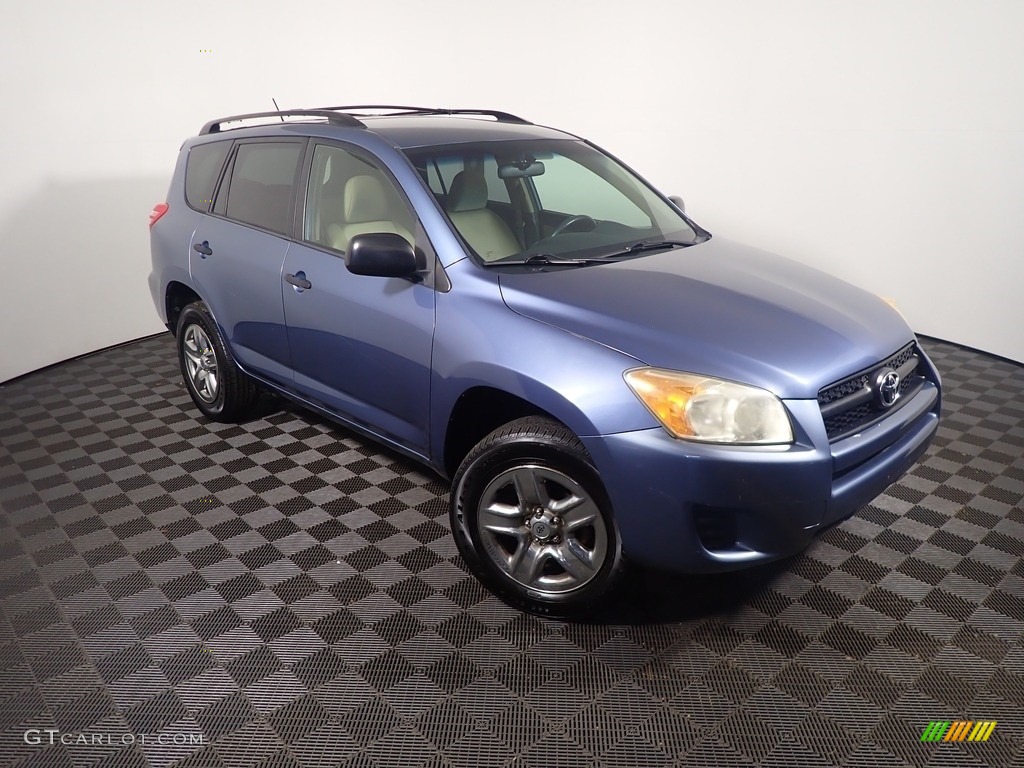 2009 RAV4 4WD - Pacific Blue Metallic / Sand Beige photo #2