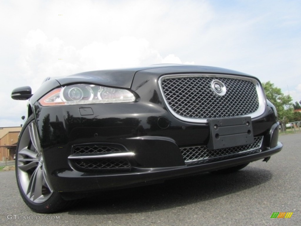 Ultimate Black Metallic Jaguar XJ