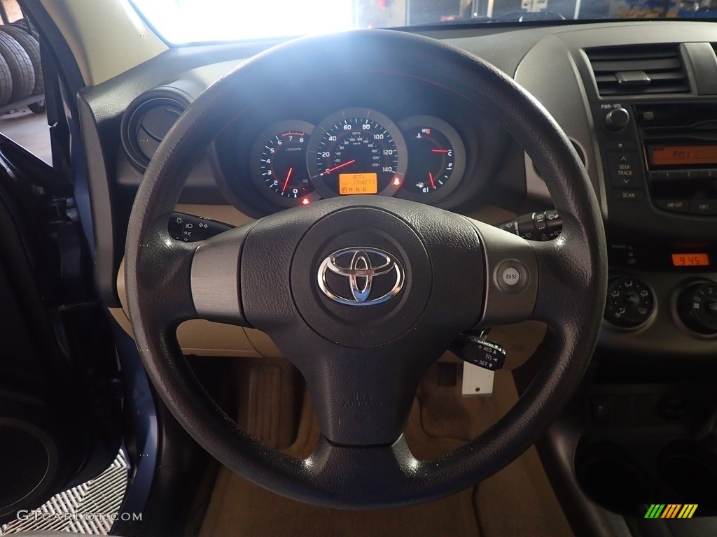 2009 RAV4 4WD - Pacific Blue Metallic / Sand Beige photo #17