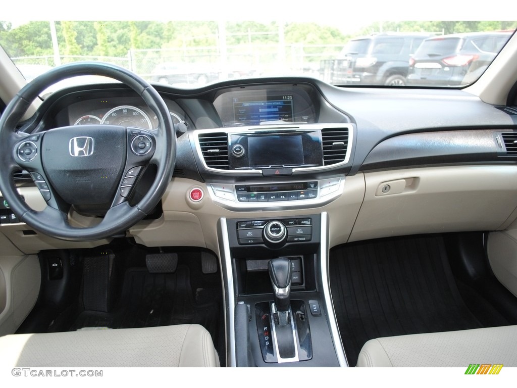 2014 Accord Touring Sedan - White Orchid Pearl / Ivory photo #8