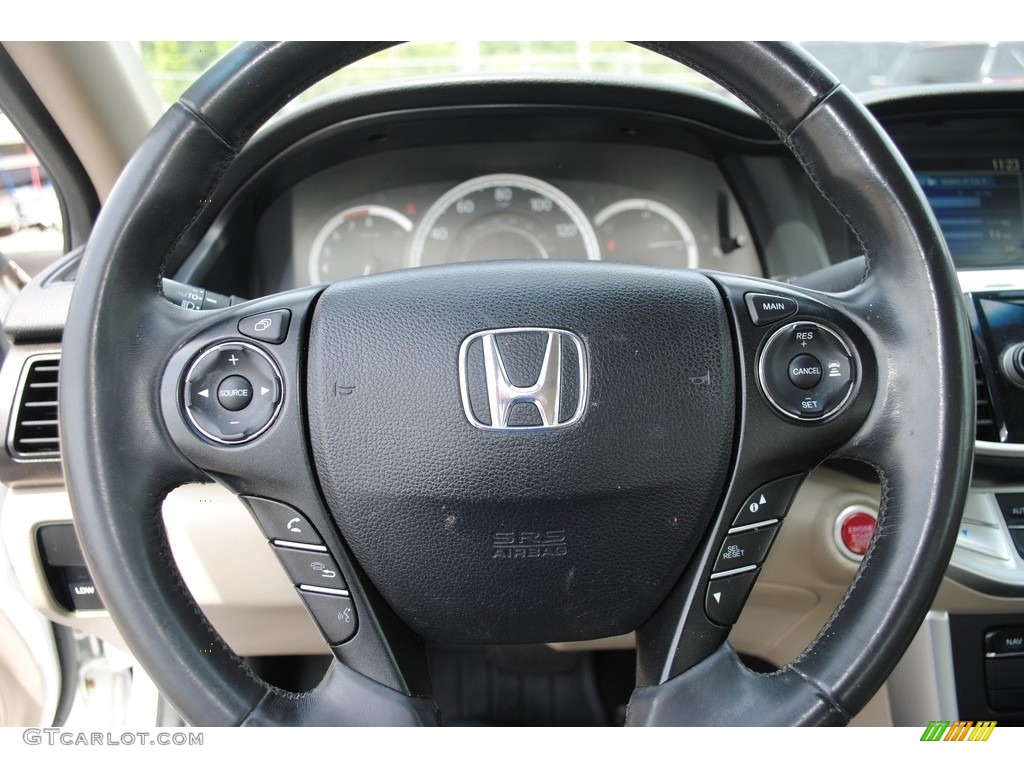 2014 Accord Touring Sedan - White Orchid Pearl / Ivory photo #11