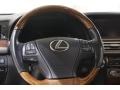 Black and Saddle Tan/Matte Dark Brown Ash Burl Steering Wheel Photo for 2013 Lexus LS #144419806