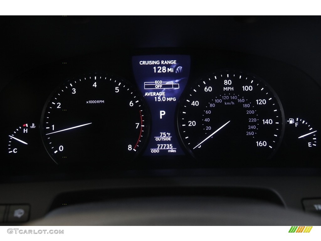 2013 Lexus LS 460 L AWD Gauges Photo #144419818