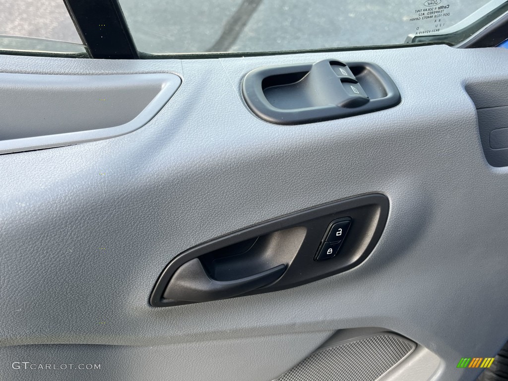 2018 Ford Transit Van 250 MR Long Charcoal Black Door Panel Photo #144420115