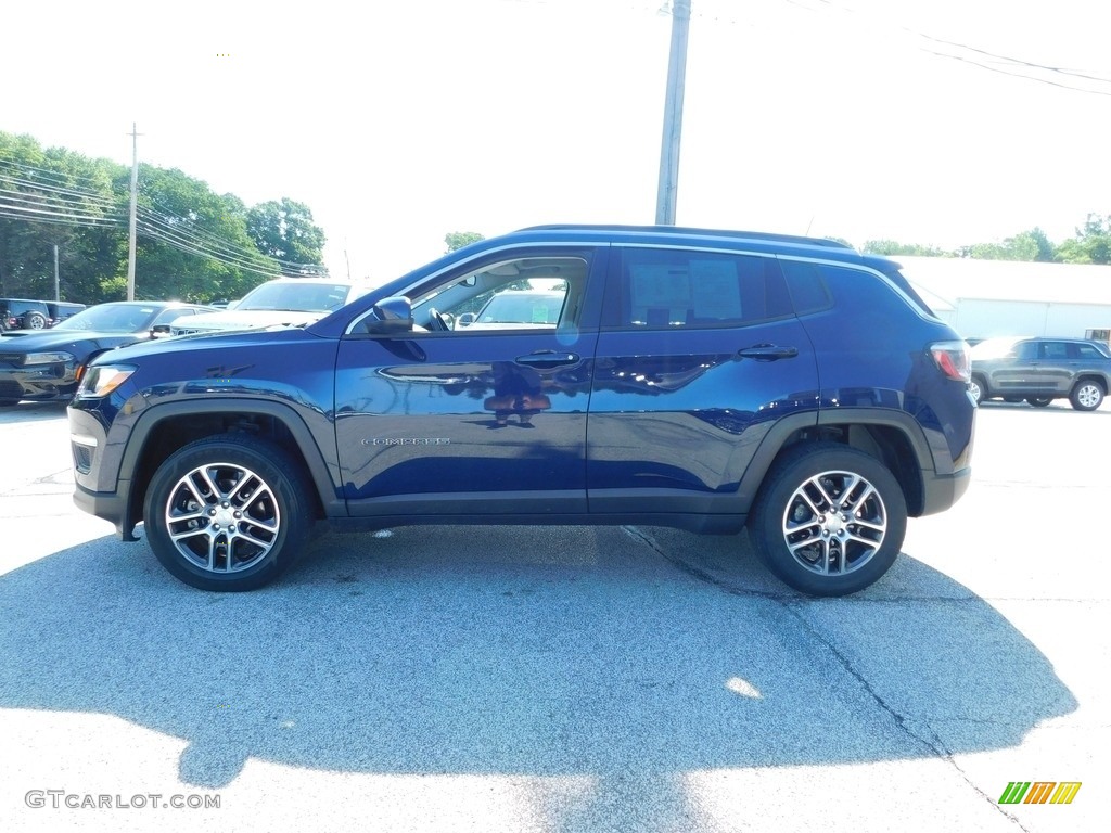 2020 Compass Latitude 4x4 - Jazz Blue Pearl / Black photo #2