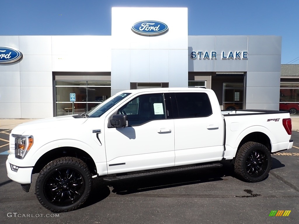 2022 F150 XLT SuperCrew 4x4 - Oxford White / Black photo #1