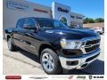 2022 Diamond Black Crystal Pearl Ram 1500 Big Horn Crew Cab 4x4  photo #1