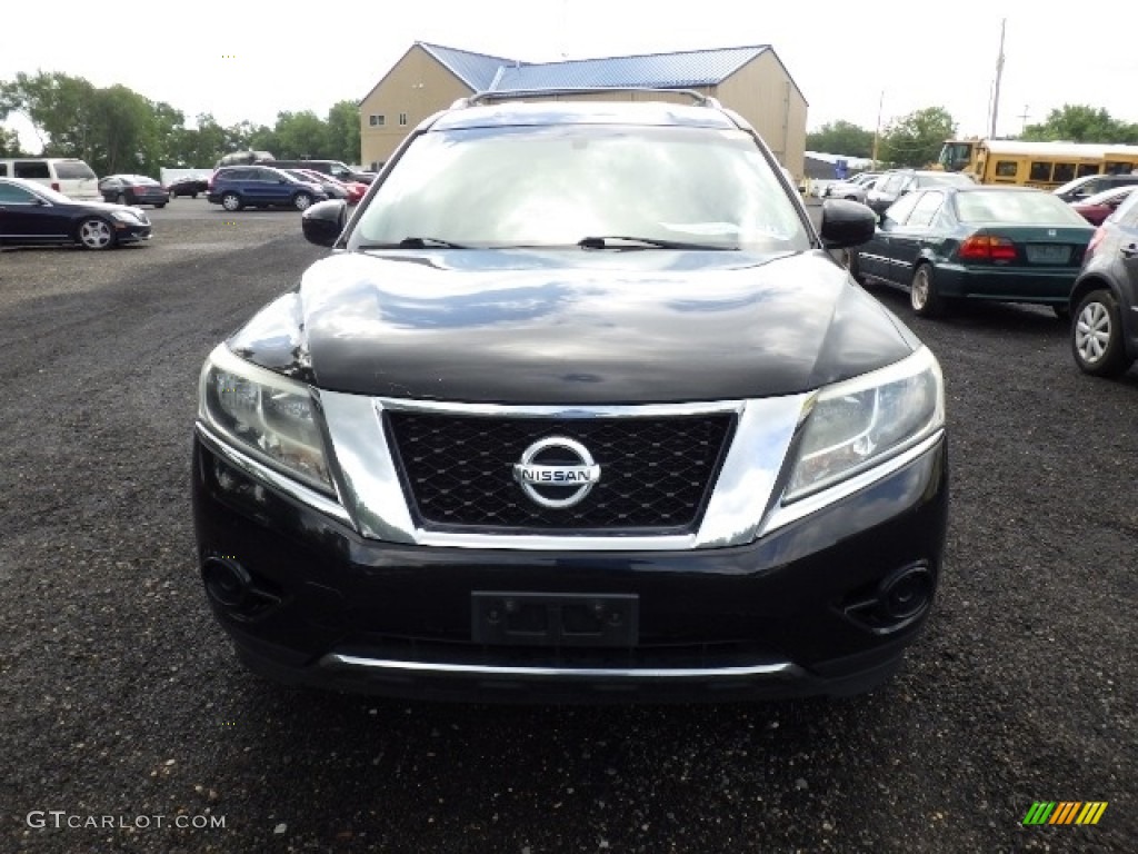 2014 Pathfinder SV AWD - Super Black / Charcoal photo #2