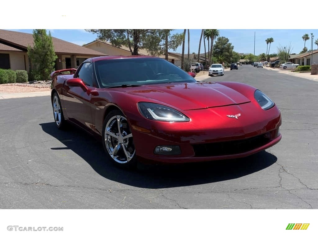 2007 Corvette Coupe - Monterey Red Metallic / Ebony photo #1