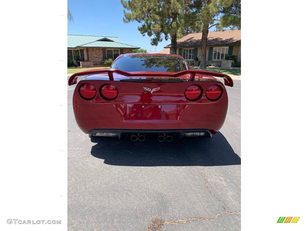 2007 Corvette Coupe - Monterey Red Metallic / Ebony photo #9