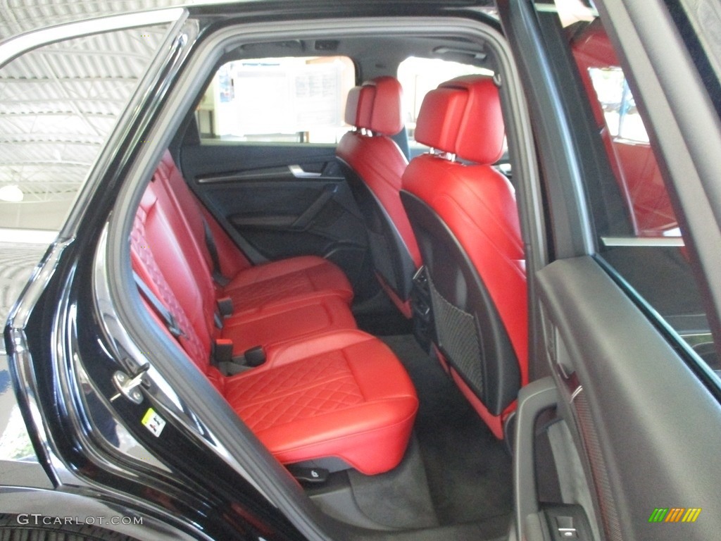 Magma Red Interior 2018 Audi SQ5 3.0 TFSI Premium Plus Photo #144422726