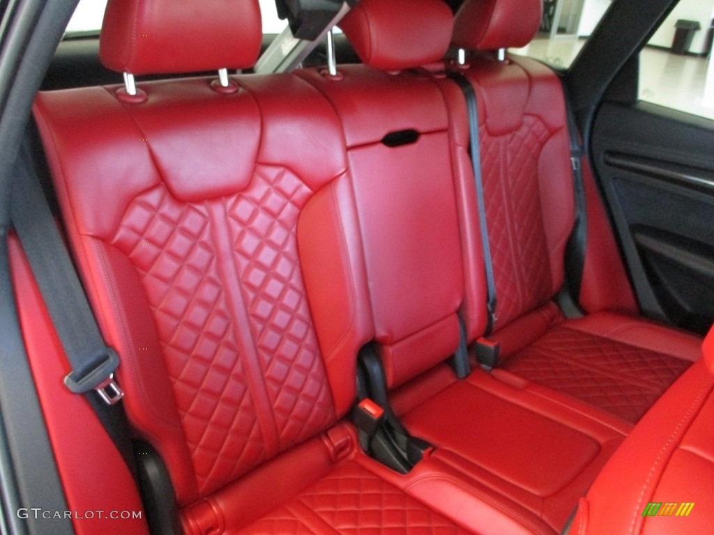 Magma Red Interior 2018 Audi SQ5 3.0 TFSI Premium Plus Photo #144422729